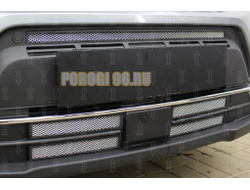 Защита радиатора Suzuki Vitara 2018- chrome верх