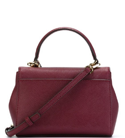 Сумка MICHAEL KORS AVA EXTRA-SMALL бордового цвета
