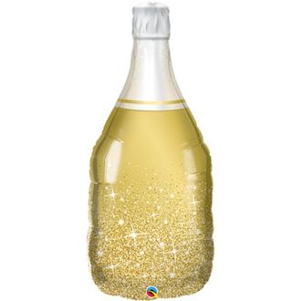 Бутылка шампанского "Золотая" 39"/99см