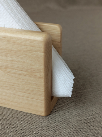 салфетница из массива граба