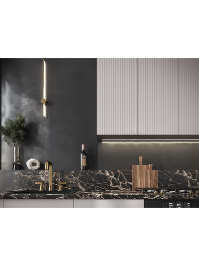 Сиэль Атласный серый модульная кухня