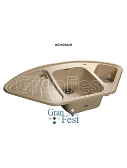 Керамическая мойка GRANFEST GF-C1040E угловая