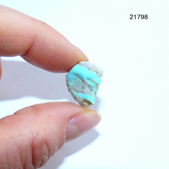 Бирюза натуральная (необработанная) Казахстан арт.21798: 2,6г - 15*13*12мм