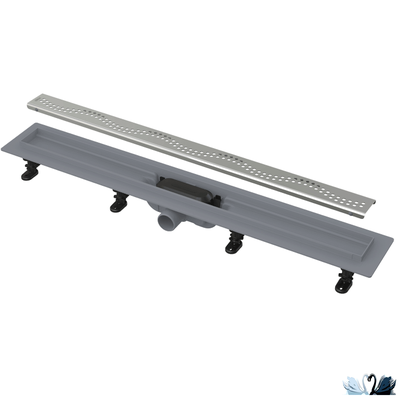 Лоток для душа Alcadrain APZ8-950 Simple желоб в комплекте с решеткой