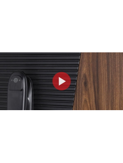 Стальная дверь   Сапсан с зеркалом (биометрический замок Smart lock DZ 888)