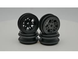 !АНАЛОГ! 3DW2 Комплект 3D дисков TRD2 40mm (4шт) для резины WPL, black, Black (3DW2) / 4 шт.
