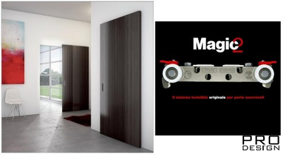 Раздвижная система для двери Terno Scorrevoli Magic 2 80-110 см