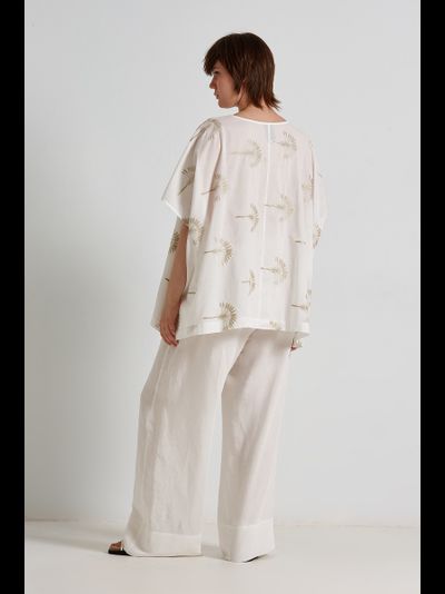 Эффектная легкая летняя блуза