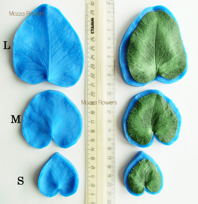 "Лист цикламена" силиконовый молд  (вайнер)