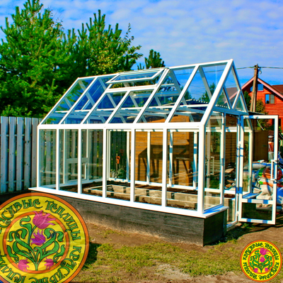 Базовая комплектация теплицы оранжереи ДЖУЛЬЕТА размером 4000 х 2500 мм