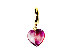 Подвеска СЕРДЦЕ ФЛЮОРИТОВОЕ  ZHUKI Collection