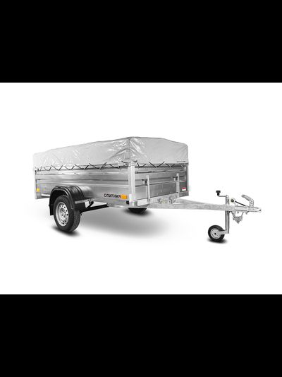 Прицеп «Спутник Expert» (2540х1300х480) оцинкованная рама, без подрамника (увеличенный борт)