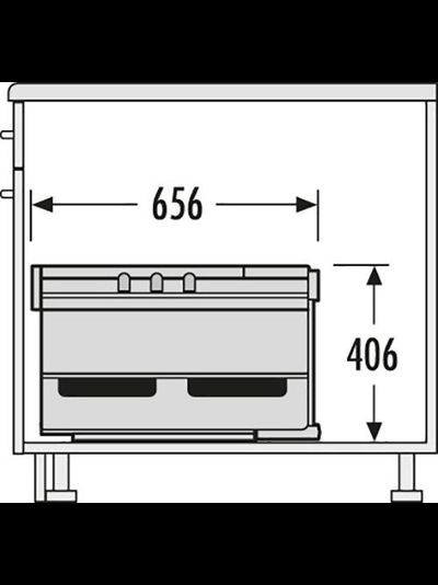 ВСТРАИВАЕМАЯ СИСТЕМА 40Л RONDO-COMFORT HAILO