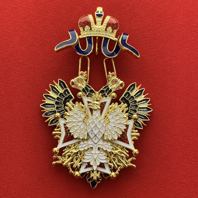 Орден Белого Орла с бантом из муаровой ленты. Полноразмерная копия LUX! Лот № 59.