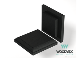 Крышка столба ДПК Woodvex Select Графит