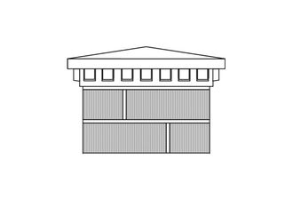 Колпак (для столба 380х380 мм)