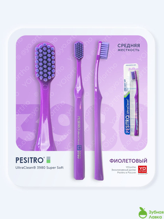 Pesitro Ultra Clean 3980 мягкая зубная щетка