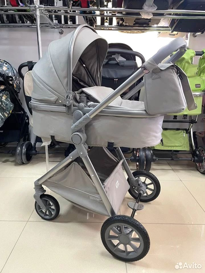 Детская коляска 2 в 1 Luxmom V2 Серый