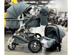 Детская коляска 3 в 1 Luxmom 518 Зеленый