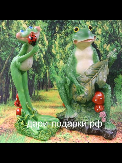 Лягушка с гитарой  36*26см   1,8кг   полистоун Россия  1927/012255