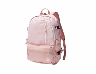 Pink converse backpack top