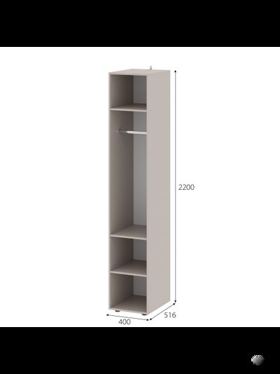 Одетта пенал ПН1 Эндгрей / Меланж