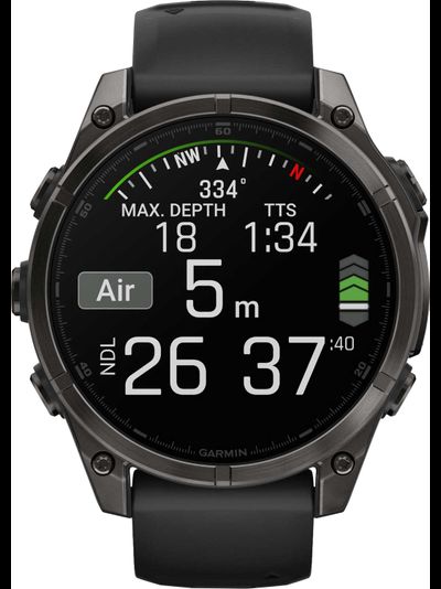 Часы Garmin Fenix 8 - 47mm Sapphire Titan DLC 010-02904-21
