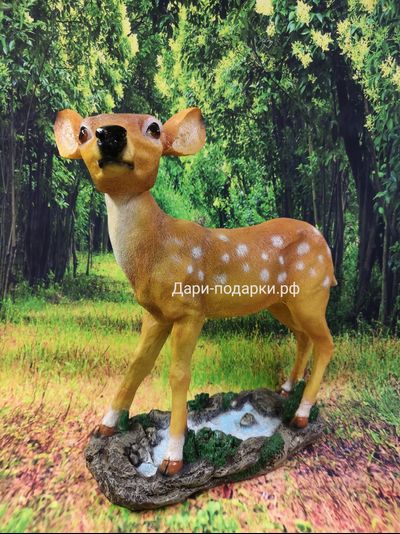 Олененок  38*32см   1,7кг   полистоун Россия 1869/012459*