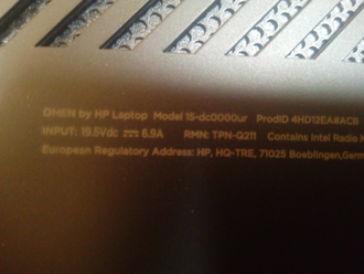 HP OMEN 15-DC0000UR ( 15.6 FHD IPS i5-8300H GTX1050 8Gb 1Tb + 120SSD )