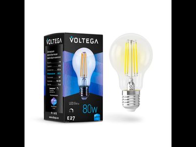 Светодиодная лампа Crystal A60 8W 4000K E27 DIM 360°, 5490