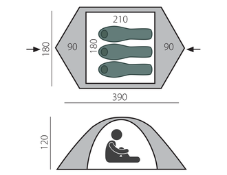 Палатка BTrace Vang 3