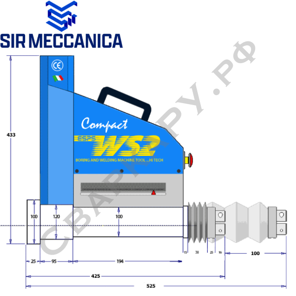 Станок расточно-наплавочный Sir Meccanica WS2 Compact