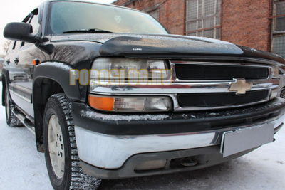 Защита радиатора Chevrolet Tahoe II 1999-2007 black PREMIUM