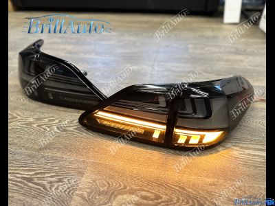 Стопы Lexus RX 2009-2015 черные с анимацией