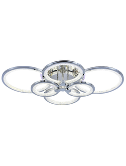 Люстра светодиодная Profit Light 8002/6 CHR 168W+8W RGB