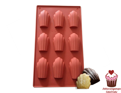 Форма силиконовая Мадлен, 9 ячеек