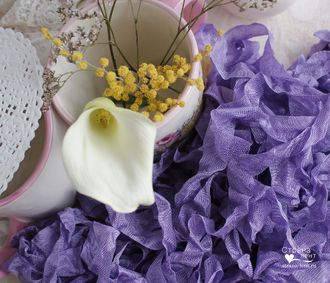 Шебби-лента Сладкий виноград, 1.8 метра