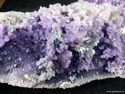 "Виноградный" халцедон (grape chalcedony), аметист . Индонезия. ААА