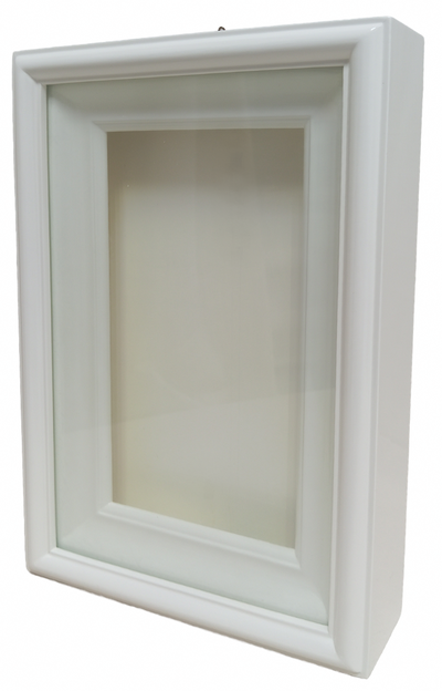 Киот деревянный с гладкой  рамой для иконы формата 13х25см