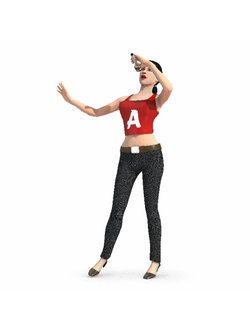 музыканты Девушка с микрофоном