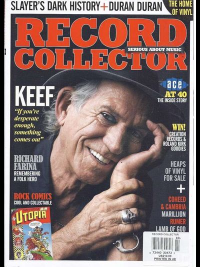Record Collector Magazine Issue 445 October 2015 Richard Farina Cover, Intpressshop