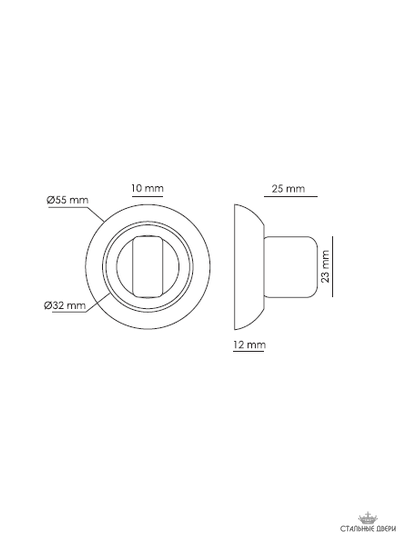 Поворотник FERRE BK 2005 MACC (кофе)