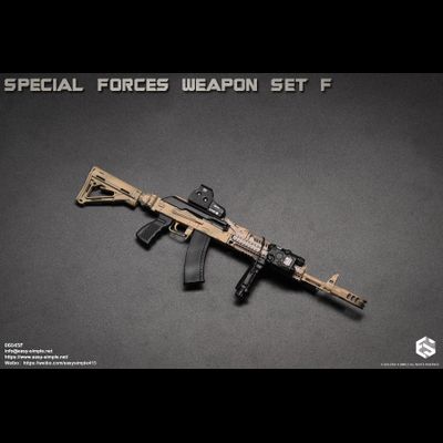 Автомат АК-74М с комплектом аксессуаров и снаряжения (Special Forces Weapon Set) - 1/6 (06045F) - Easy&amp;Simple