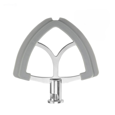 Лопатка-мешалка из нержавеющей стали с гибкими силиконовыми ребрами K45SS2W для 5KSM125, 5KSM150, 5KSM175, 5KSM185