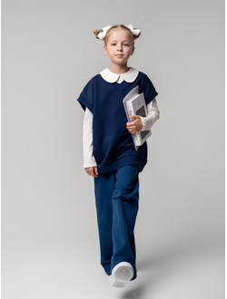 Жилетка трикотажная оверсайз