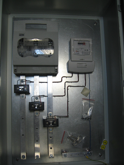 Изготовление и монтаж щита (г.Воронеж, ул.Краснодонская, д.27)