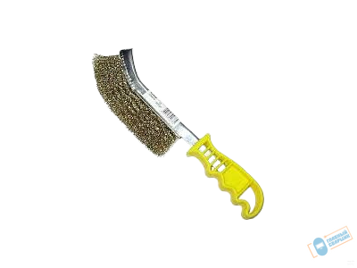 Щетка латунная пластиковая АТАКА