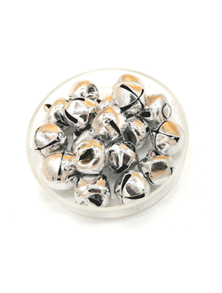 Бубенчик 6 мм звонкий, серебро