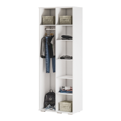 Шкаф для одежды Трио ШК-09 белый/звёздное детство