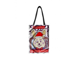 Сумка-шоппер вертикальная год Кролика №32